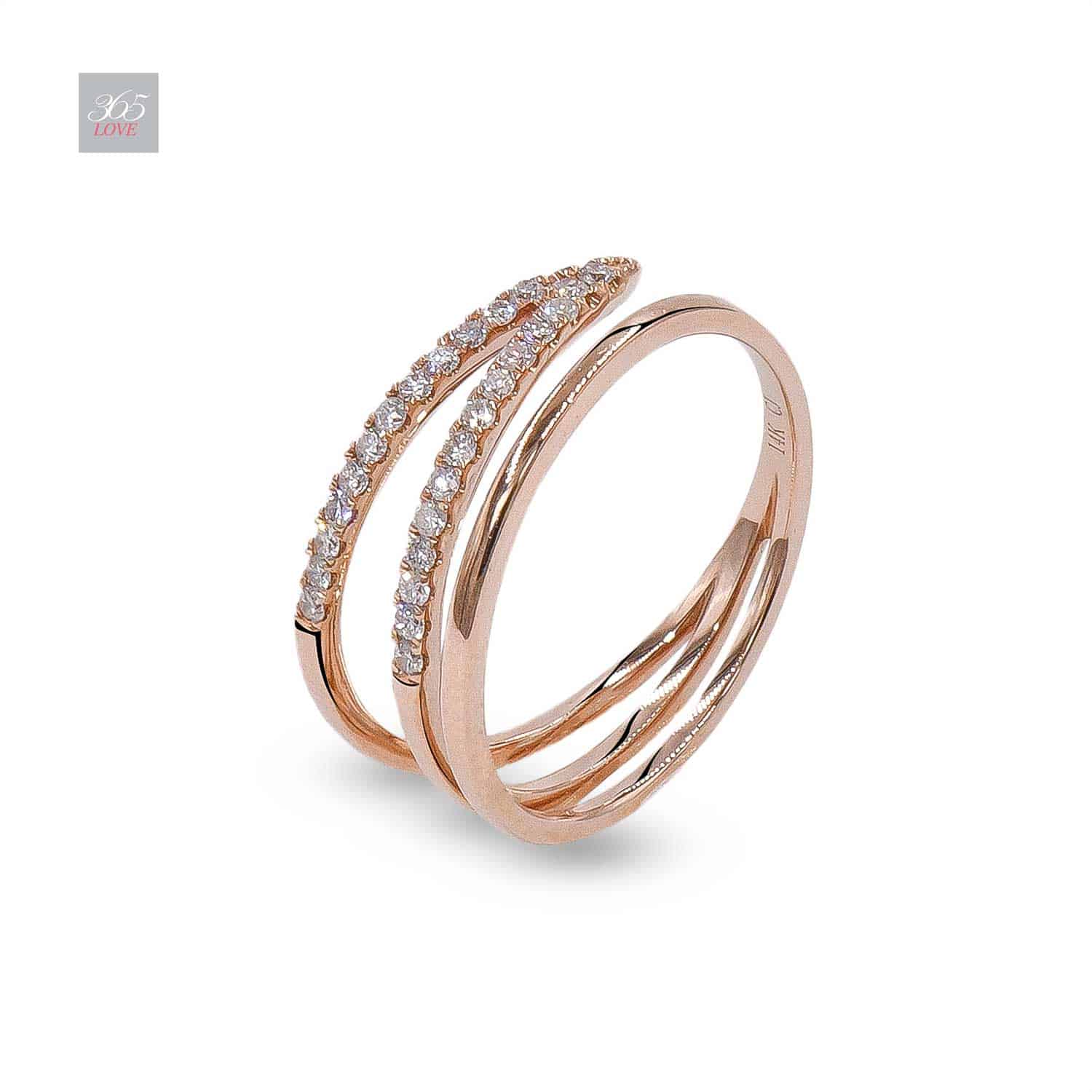 Criss Cross Pave Diamond Fashion Ring #105496 - Seattle Bellevue | Joseph  Jewelry