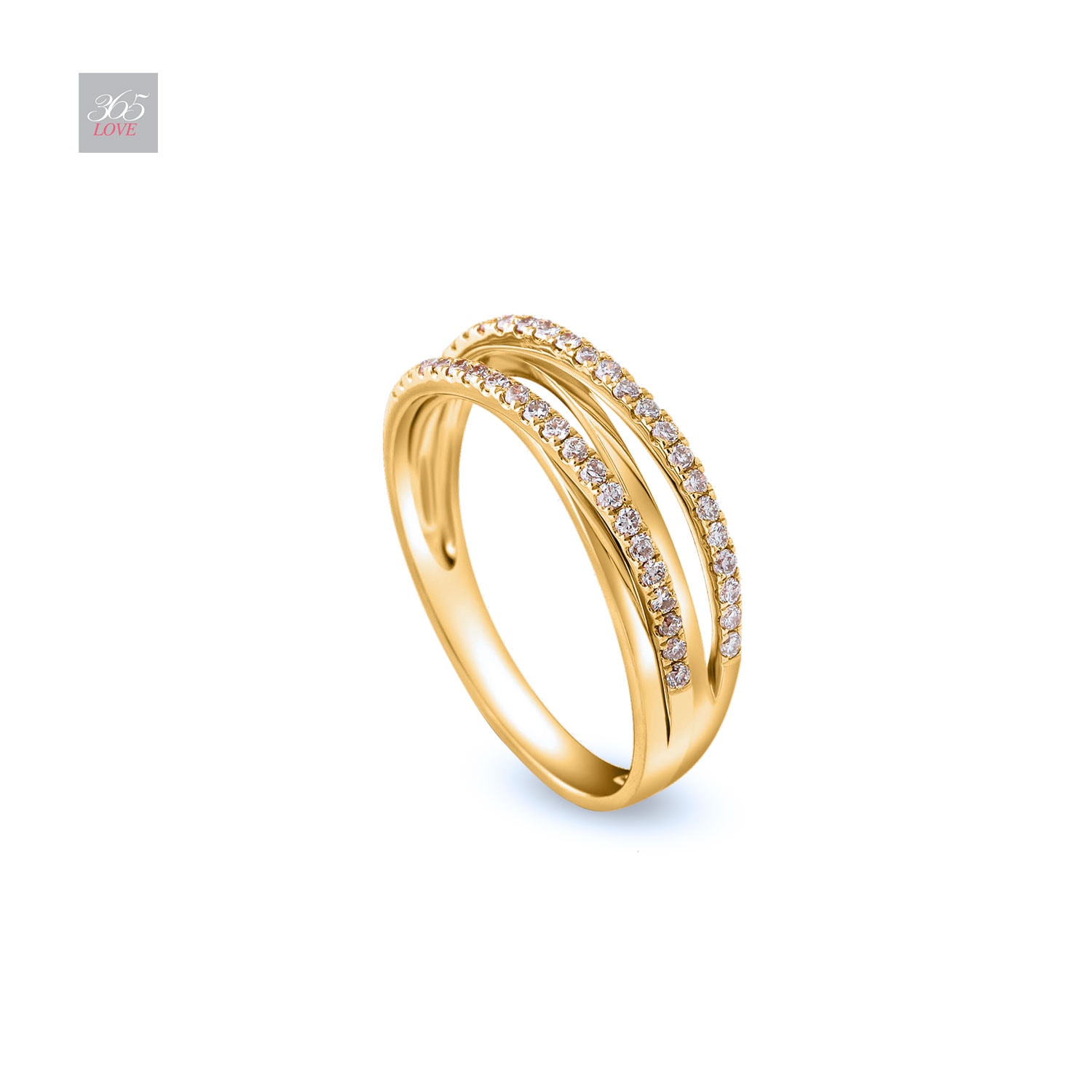 Rose Gold Criss Cross Ring 2024 | www.smartsource.me