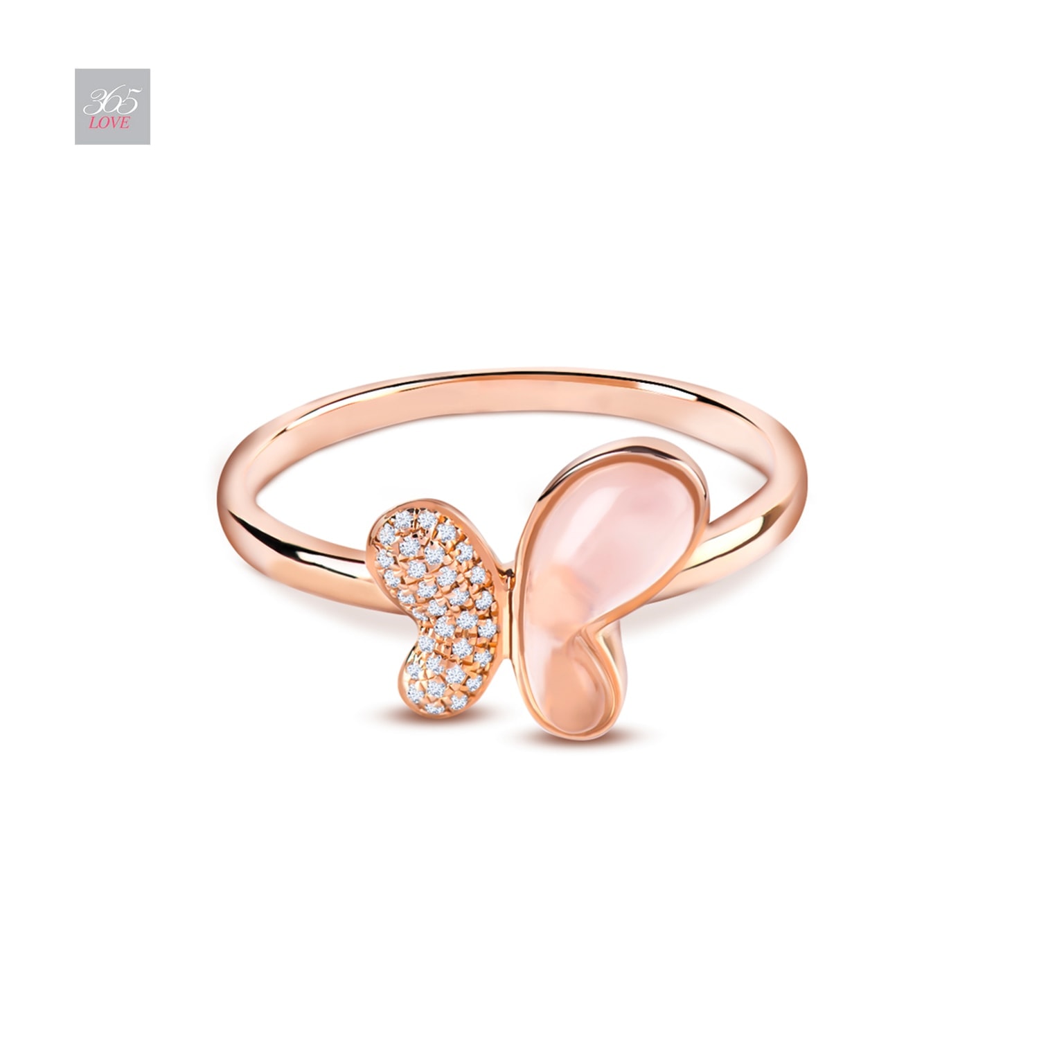 Effy 14K Rose Gold Diamond and Multi Stone Butterfly Ring – effyjewelry.com