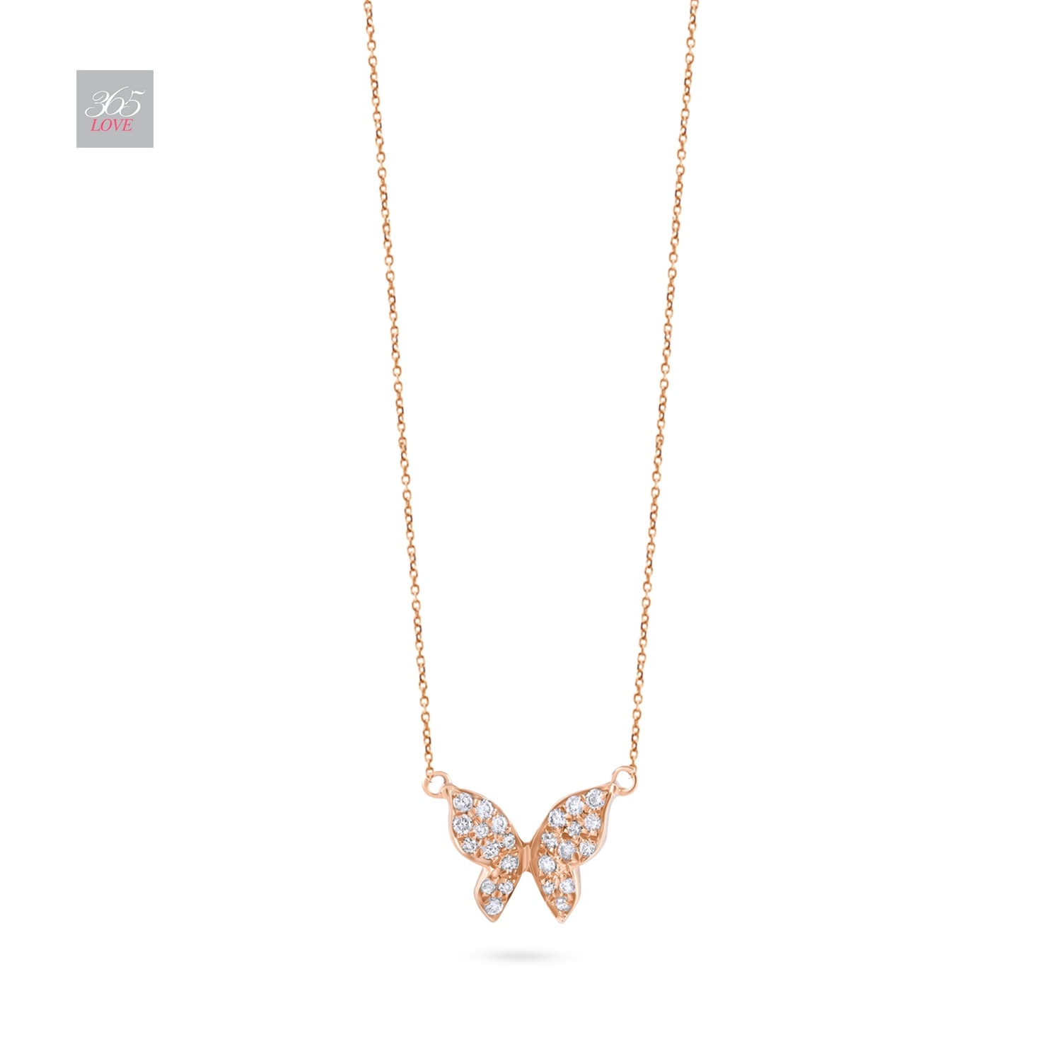 Stainless Steel Delicate Butterfly Necklace – Putstyle